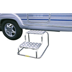 Doppeltrittstufe Aluminium 200 kg - Milenco Trittstufen