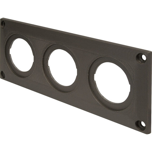 Dreifachrahmen PRO CAR EV – schwarz (3x Ø28mm)