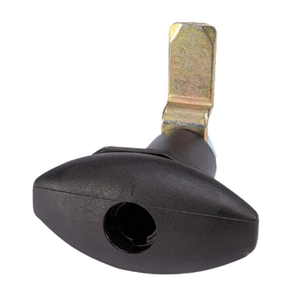 Druckdrehverschluss Elipse klein schwarz STS