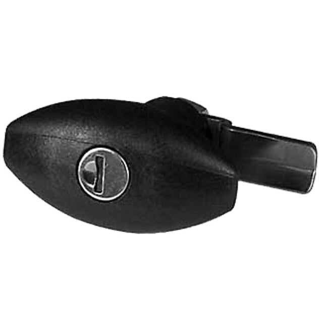 Druckdrehverschluss STS Oberholz, schwarz - 11x4,2 cm