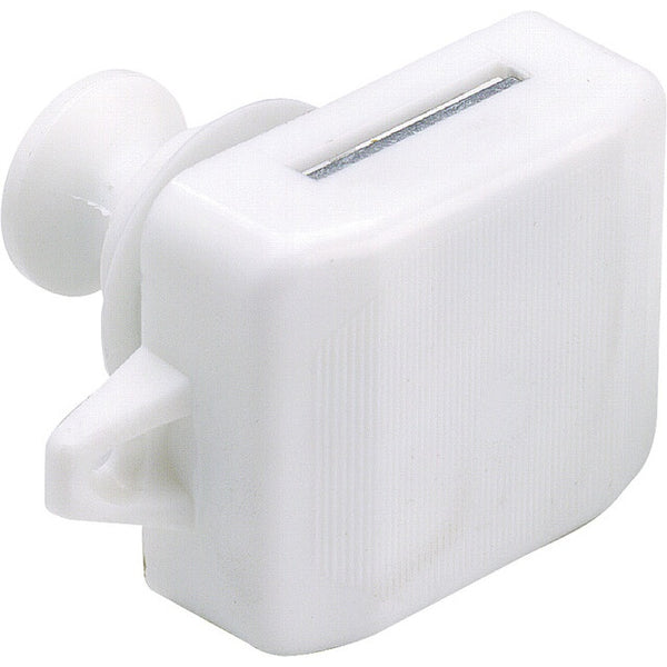 Druckknopf-Aufschraubschloß weiss – HÄFELE