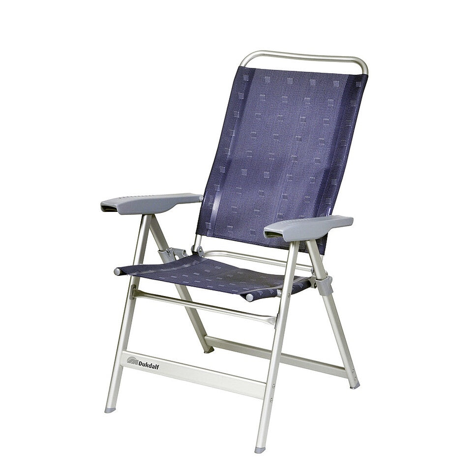 Dukdalf Dynamic Alu Campingstuhl blau/grau