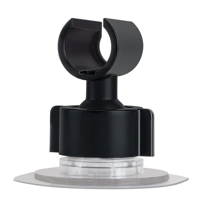 Duschkopfhalter 360° schwarz – klebbar