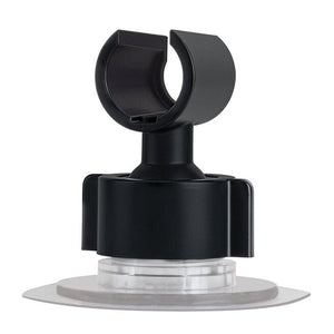 Duschkopfhalter 360° schwarz – klebbar - 2