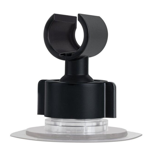 Duschkopfhalter 360° schwarz – klebbar - 2
