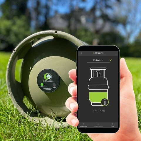 E-Gaslevel für Gasflaschen - Echtzeit Füllstand