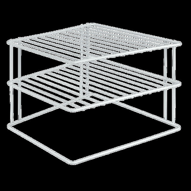 Eckschrankeinsatz Silos Weiß – platzsparend