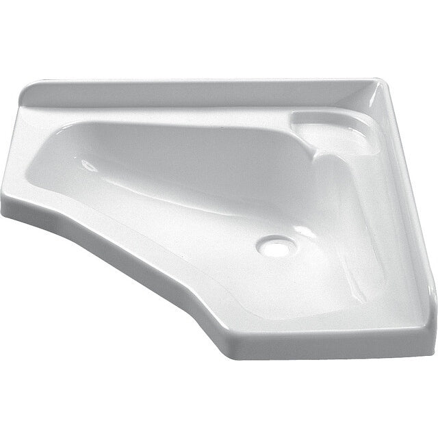 Eckwaschbecken Carysan in Weiß 438x125 mm