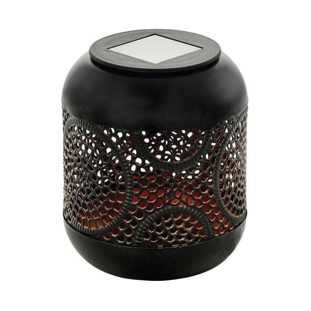 EGLO LED Solar-Tischleuchte schwarz/kupfer