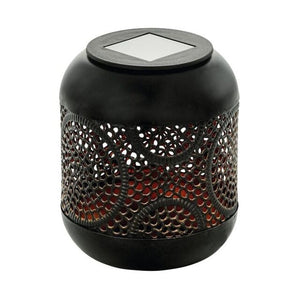 EGLO LED Solar-Tischleuchte schwarz/kupfer