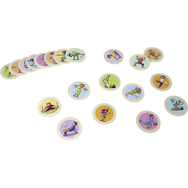 Eichhorn Bewegungsspiel – 20 Holz-Spielscheiben - 4