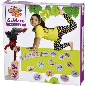 Eichhorn Bewegungsspiel – 20 Holz-Spielscheiben - 5