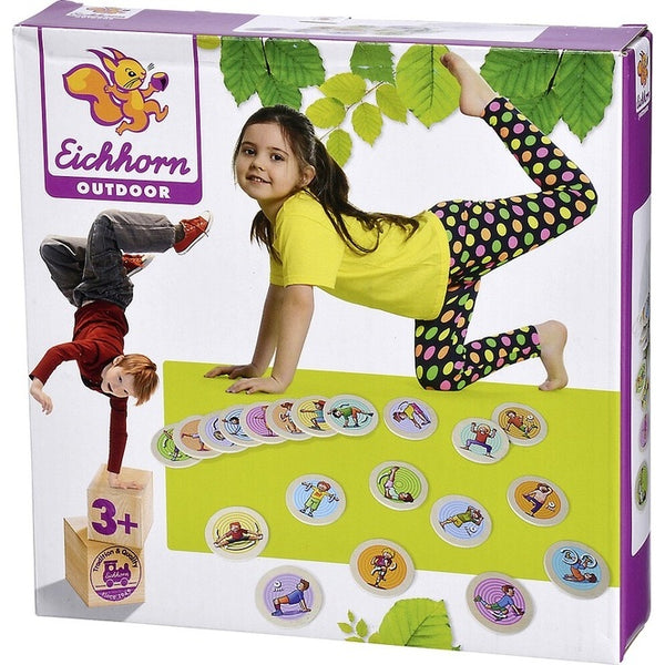 Eichhorn Bewegungsspiel – 20 Holz-Spielscheiben - 5