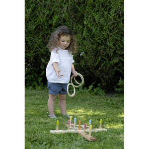 Eichhorn Ringwurfspiel Outdoor Holz 50x50 cm, ab 3 J. - 7