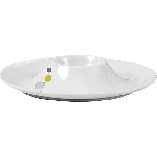 Eierbecher BRUNNER Melamin in Weiß/Grau/Lime