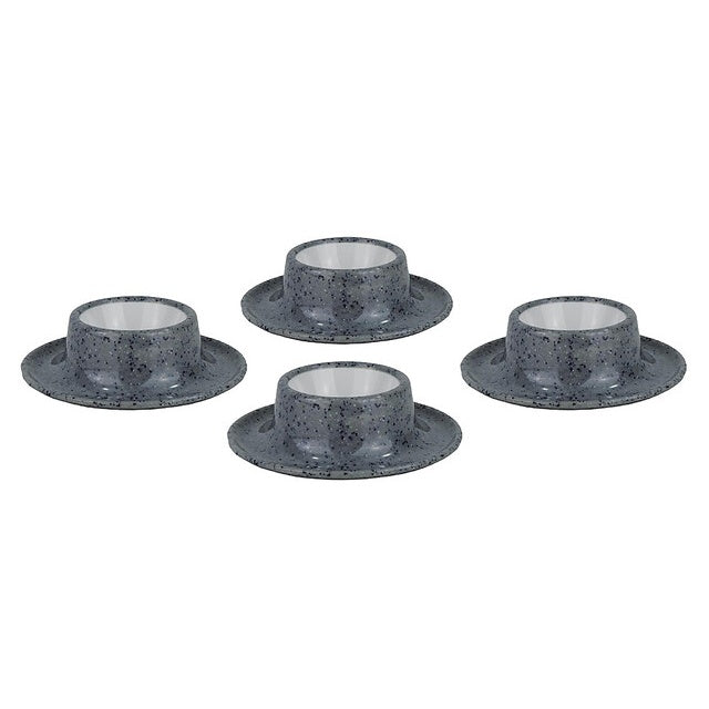 Eierbecherset Melamin Granite 4 tlg. – gimex