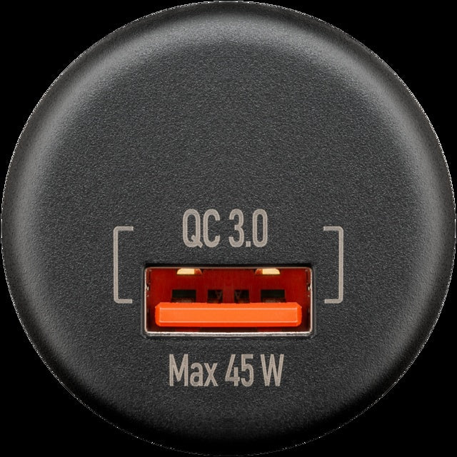 Einbaucharger USB‑A 45 W (12–24V) – schwarz