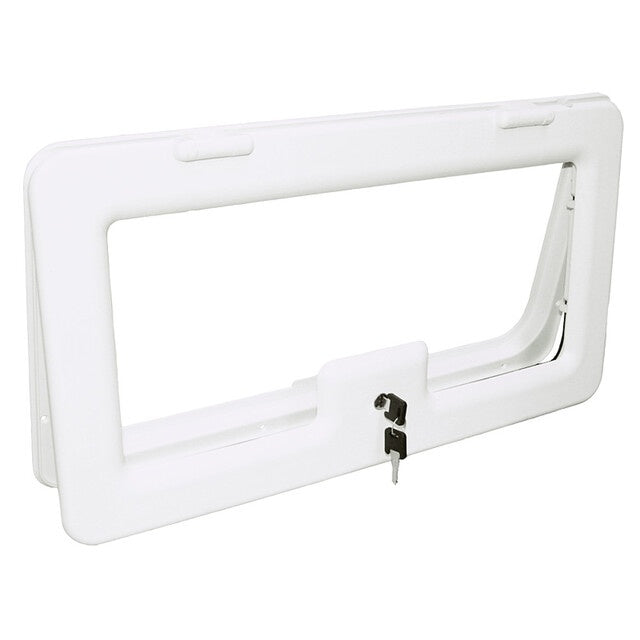 Einbaurahmen Athos 575 Weiß – Außenklappe