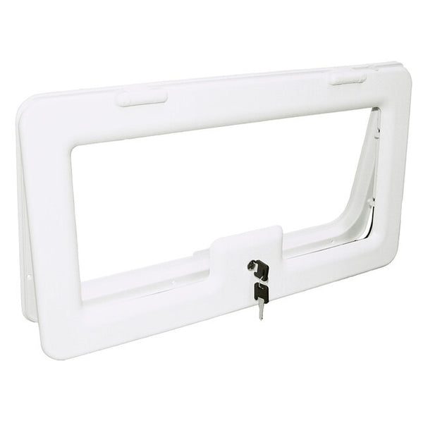 Einbaurahmen Athos 575 Weiß – Außenklappe