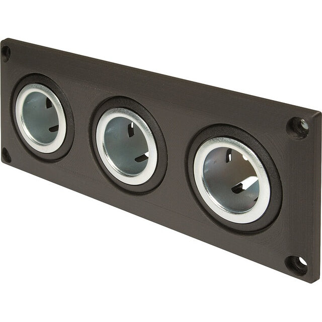 Einbausteckdose PRO CAR 12-24V - 3 Powersteckdosen