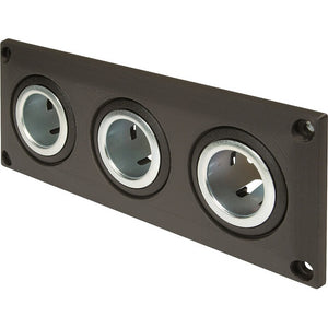 Einbausteckdose PRO CAR 12-24V - 3 Powersteckdosen