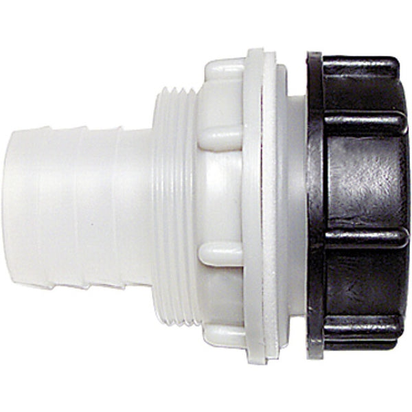 Einfüllstutzen 40 mm mit Deckel in Weiß