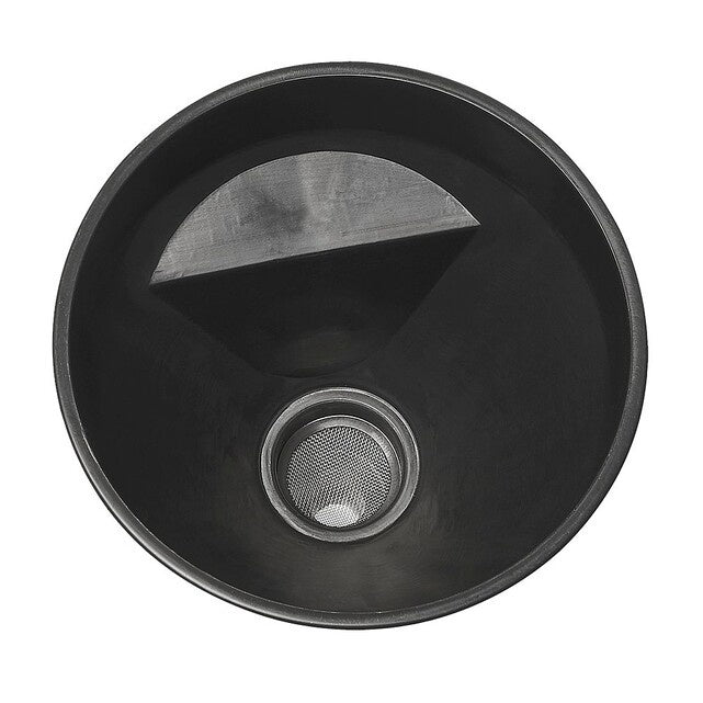 Einfülltrichter mit flexiblem Auslaufrohr