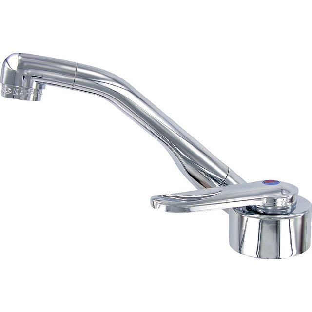 Einhebelmischer Florenz chrom 17 cm auslauf