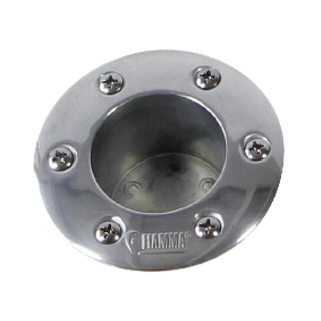 Einlassrossette chrom für 70 cm Tischfuß