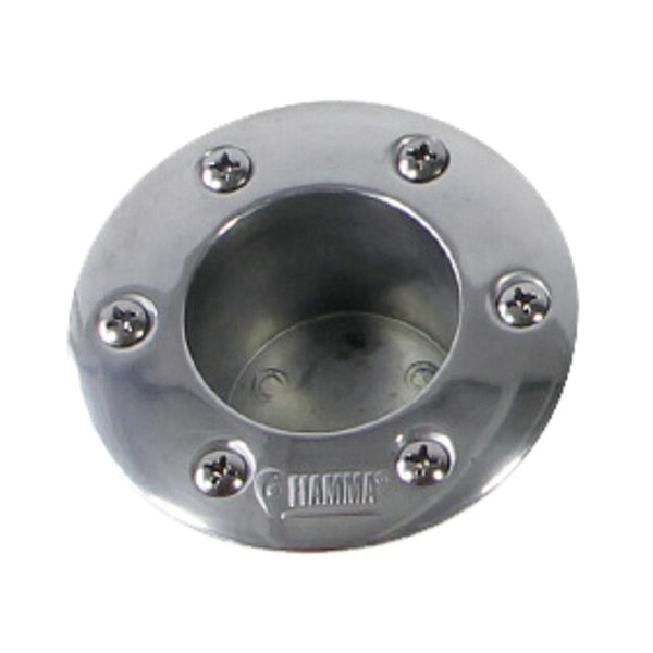 Einlassrossette chrom für 70 cm Tischfuß