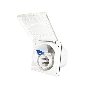 Einspeisungssteckdose CEE 17 in Weiß