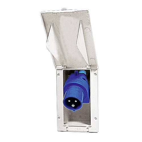 Einspeisungssteckdose CEE 17 | weiß 200 V