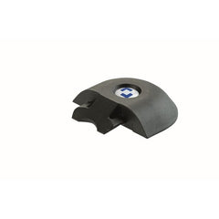Endstück für Airlline-Schiene halbrund light schwarz