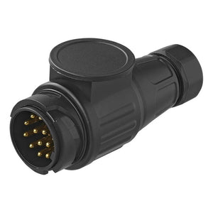 Erich Jäger 13-polig PVC Stecker, schwarz - 2