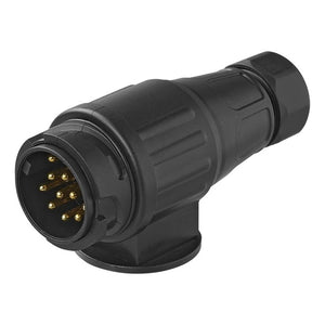 Erich Jäger 13-polig PVC Stecker, schwarz - 4