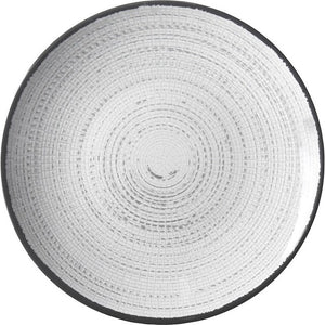 Essteller BRUNNER Tivoli 25 cm in Weiß und Schwarz