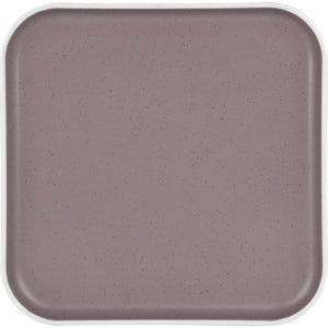 Essteller eckig Dolomit 25 cm – Melamin rosé