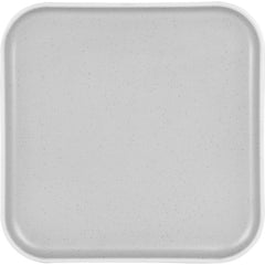 Essteller eckig Dolomit 25x25 cm – Melamin weiß