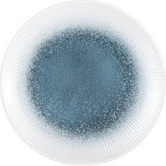 Essteller Melamin BRUNNER 25 cm weiß/blau