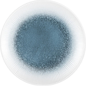 Essteller Melamin BRUNNER 25 cm weiß/blau
