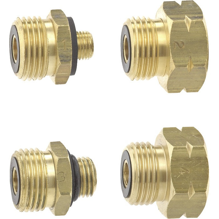 Euro-Flaschenset 4er für Gasflaschen