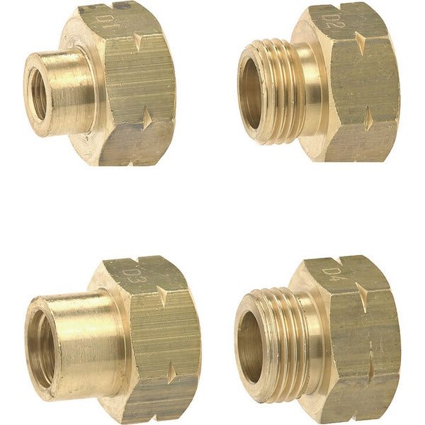 Euro-Füllset 4er für Gasflaschen