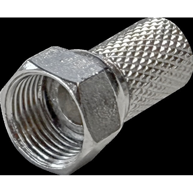 F-Stecker classic für 7 mm Koaxkabel – robust & verlustarm