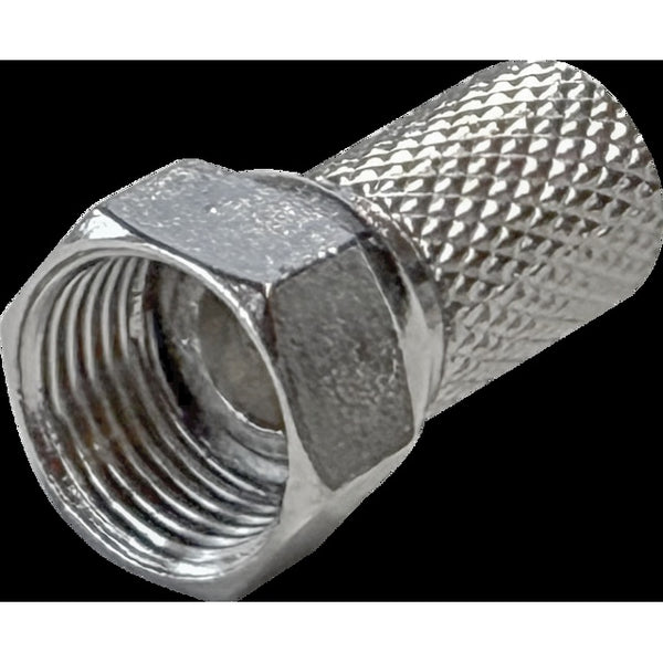 F-Stecker classic für 7 mm Koaxkabel – robust & verlustarm