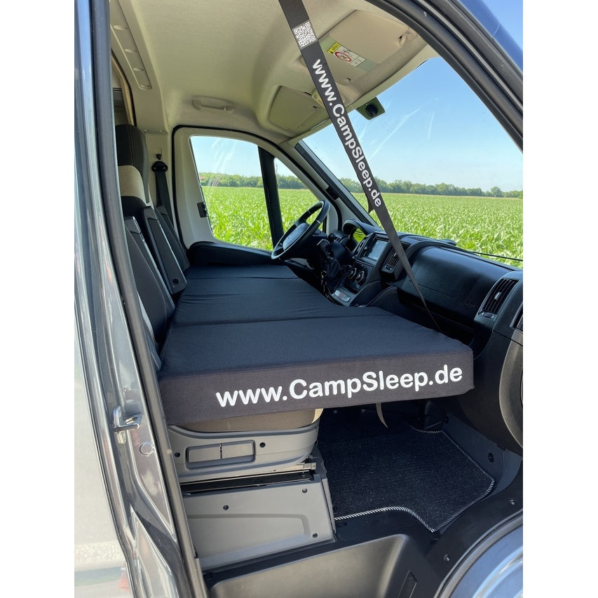 Fahrerhausbett CampSleep 2-Sitzer - 10 cm Matratze