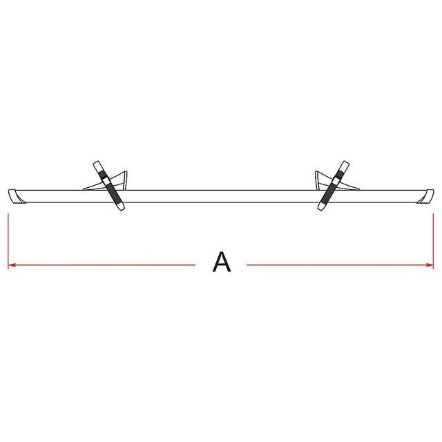 Fahrradschiene FIAMMA Rail Premium E-Bike 139 cm