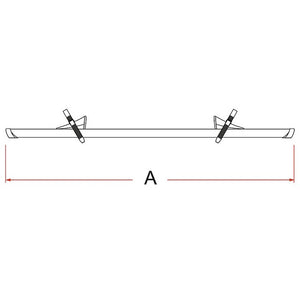 Fahrradschiene FIAMMA Rail Premium E-Bike 139 cm - 2