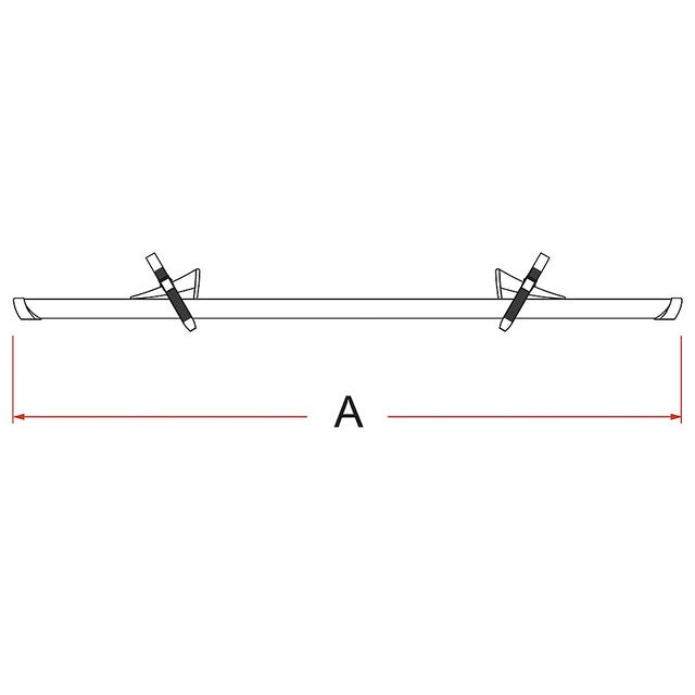 Fahrradschiene FiammaKit Rail Premium 48 für VW T5/T6