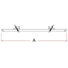 Fahrradschiene FiammaKit Rail Premium für VW T5/T6