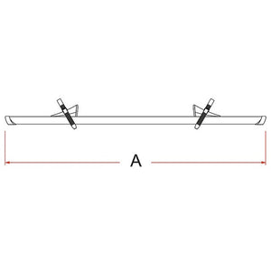Fahrradschiene FiammaKit Rail Premium für VW T5/T6 - 2